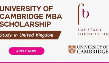 University of Cambridge MBA Scholarships 2024, United Kingdom